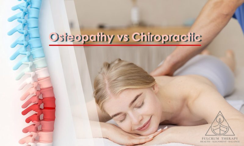 Both Osteopathy and Chiropractic are alternative care for pain relief.