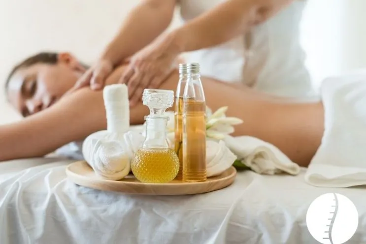 Aromatherapy consists of using essential oils and massage therapy art as a treatment.