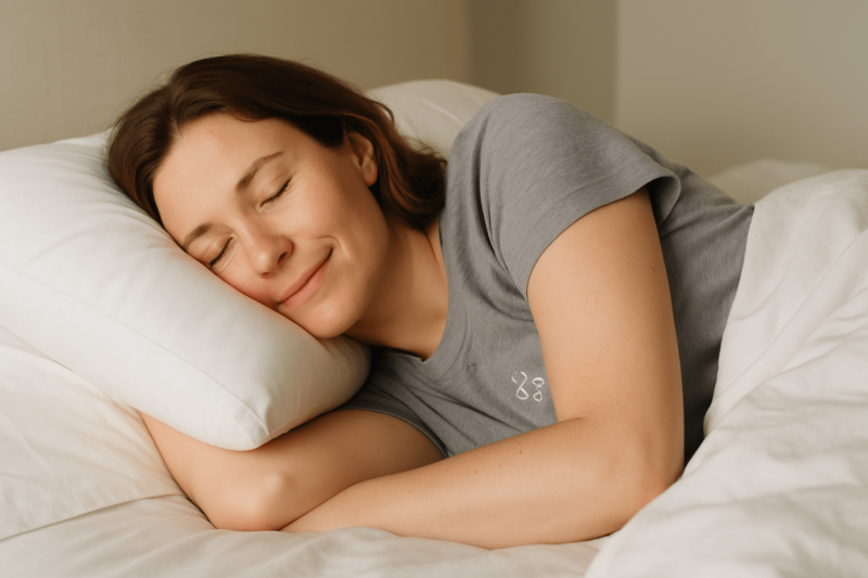 Setting up a pillow is pretty important if you're a side sleeper.